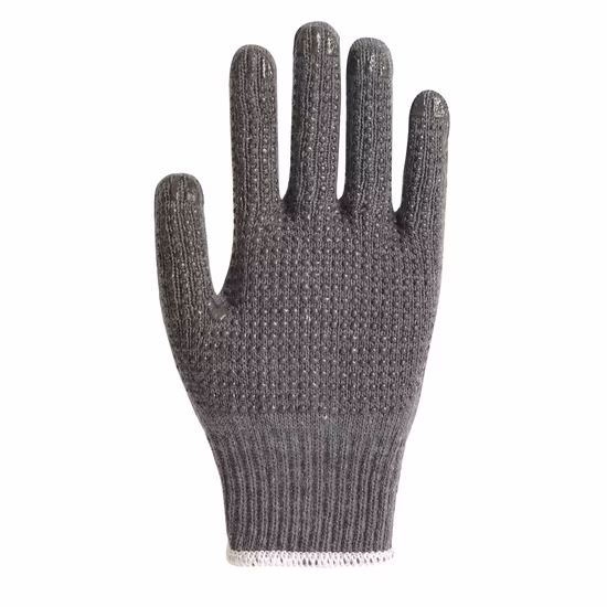 Guanti lavorati a maglia in cotone a mano in PVC/punteggiato/puntini per mano industriale/costruttiva per la sicurezza sul lavoro all'ingrosso in Cina