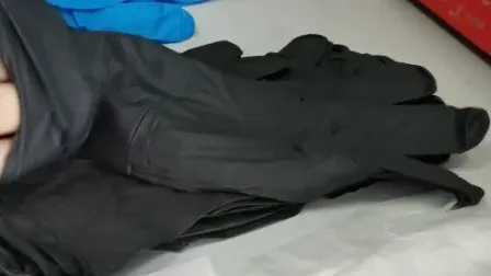 Disposable Examination Pure Nitrile Hand Protective Vinyl Safety Labor Work Gloves with High Quality