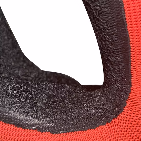 Guanti da lavoro rivestiti in lattice con fodera in nylon Produttori cinesi